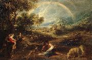 Landscape with Rainbow